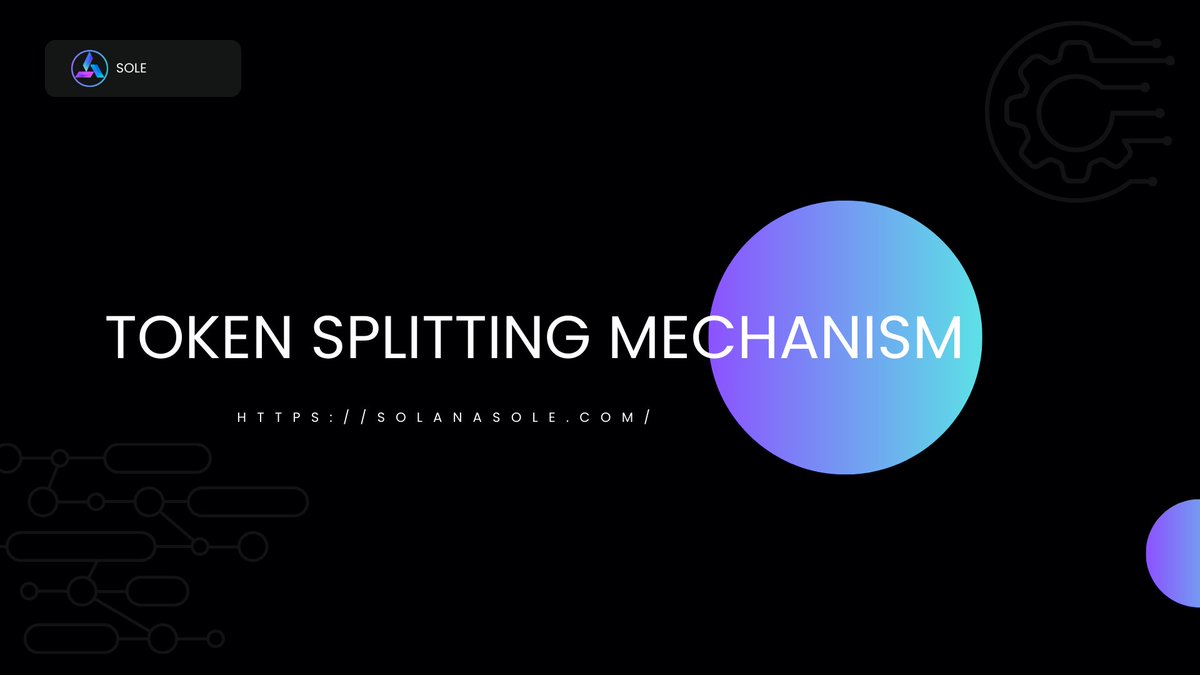 SolanaSole_'s tweet photo. 📍Token Splitting Mechanism

#SOLE's token splitting mechanism allows #SPL20 tokens to be split into smaller denominations which will enhance the liquidity and accessibility of the tokens.

The split will allow for more precise and diversified investment strategies and will be suitable for a wider variety of users.

#SOLANA #SOL $SOLE $WIF