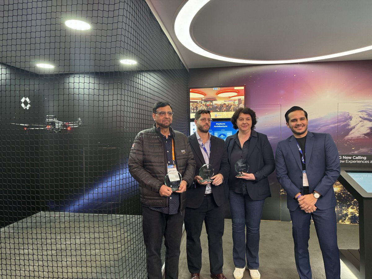 🏆 Excited to announce our GSMA Foundry Award win with <a href="/awscloud/">Amazon Web Services</a>  (AWS) &amp; <a href="/libertyglobal/">Liberty Global</a>  for deploying #autonomous #5G-enabled #drones in Port of Antwerp! 🚀
Check blogpost to learn more: shorturl.at/lpFNU