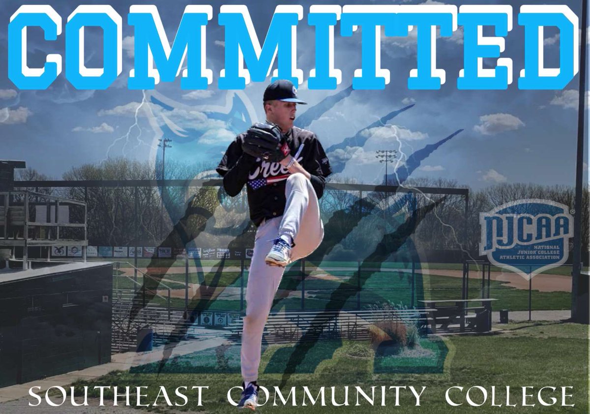 I am excited to announce my commitment to further my academic and athletic career at Southeast Community College. Thank you to my family, teammates, and coaches who supported me along the way. Huge thank you to the Southeast coaching staff for this opportunity.