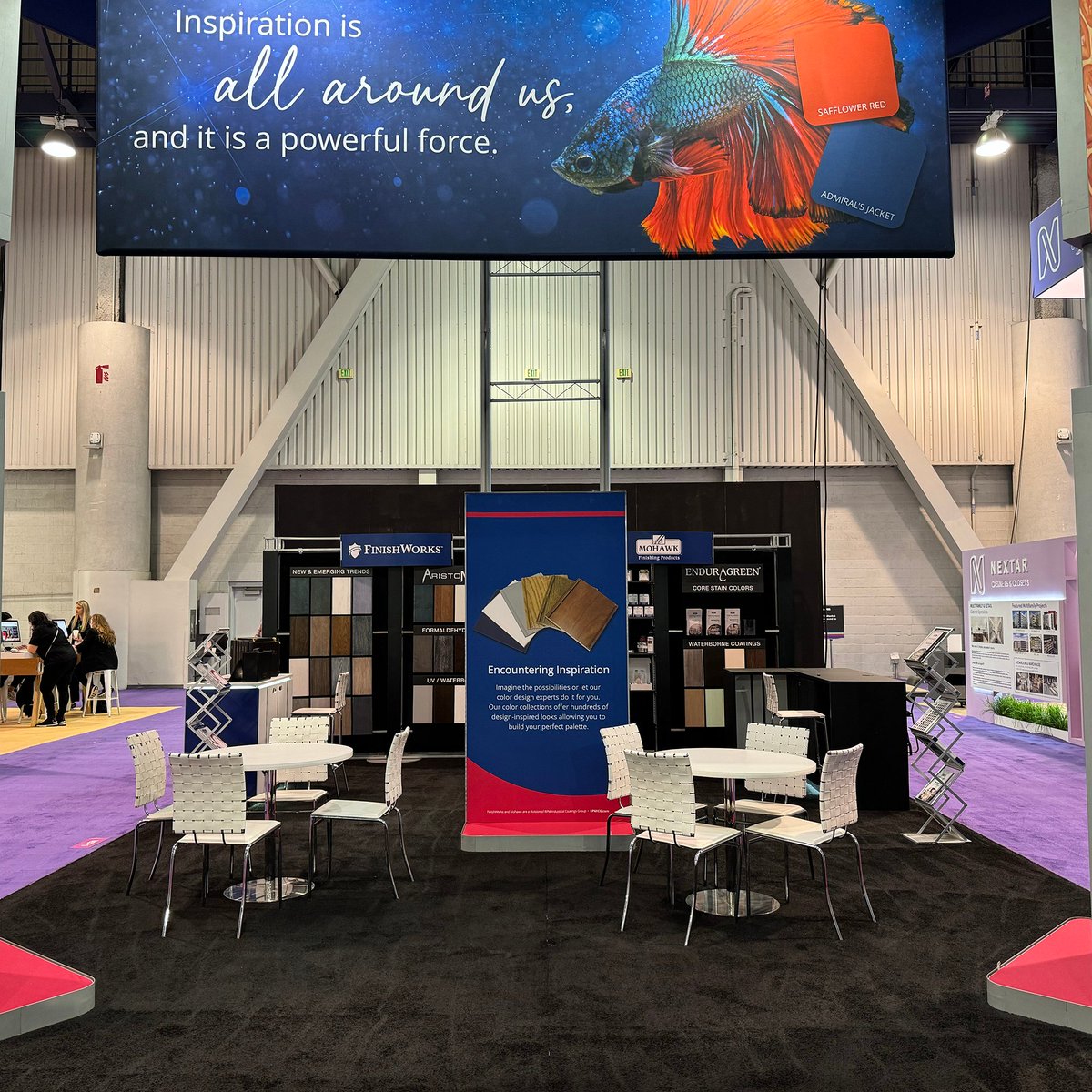 mohawkfinishing's tweet photo. Exciting news! Day two at @KBIS is in full swing! Swing by booth N571 for an exclusive demo and discover our latest and greatest offerings! #KBIS2024 https://t.co/NhmS7AJ782