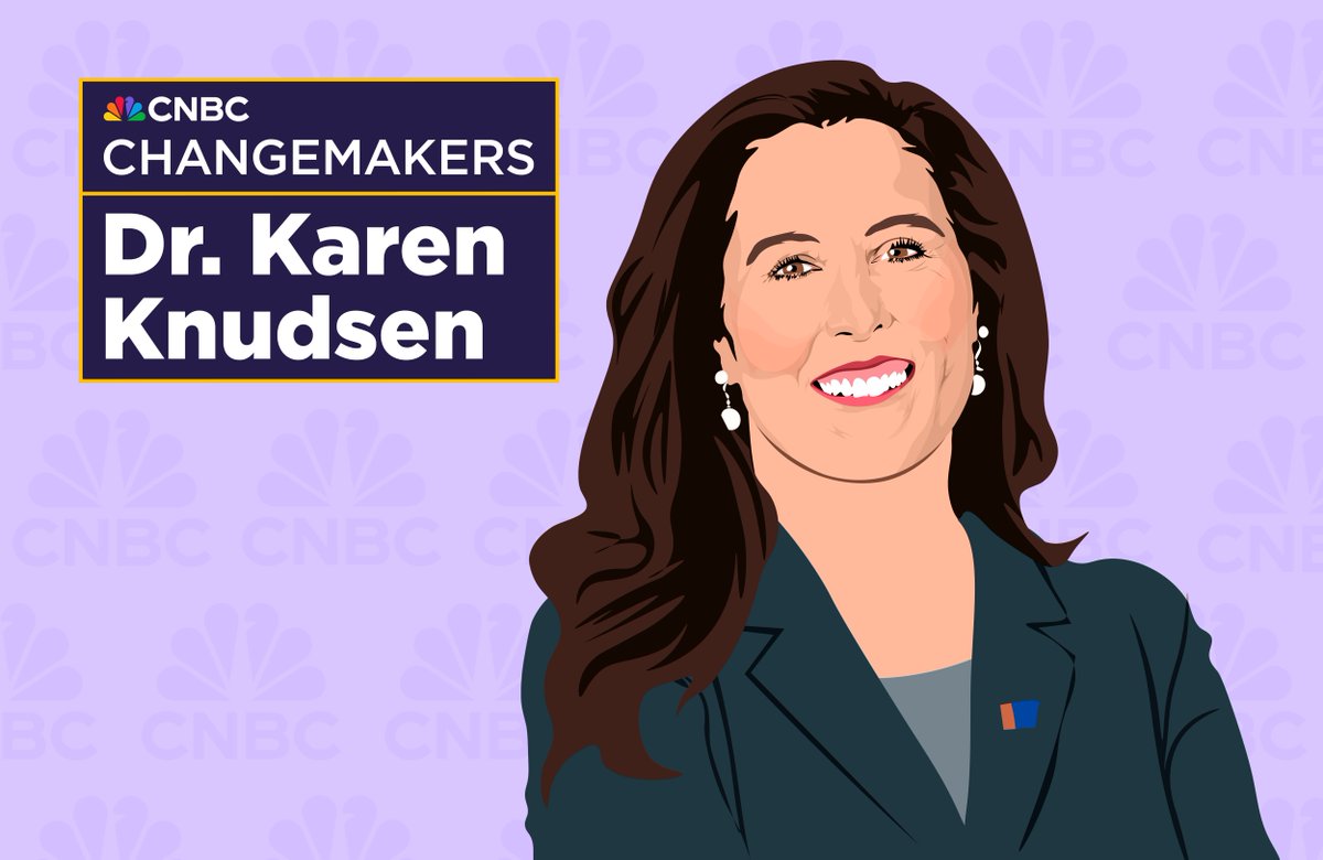 Our CEO Dr. Karen Knudsen has been named to the inaugural <a href="/CNBC/">CNBC</a> Changemakers list, a group of women who are setting the standard for what it takes to defy the odds, innovate and thrive in business. Congrats, Dr. Knudsen!
More: cnb.cx/49SHj8V #CNBCChangemakers