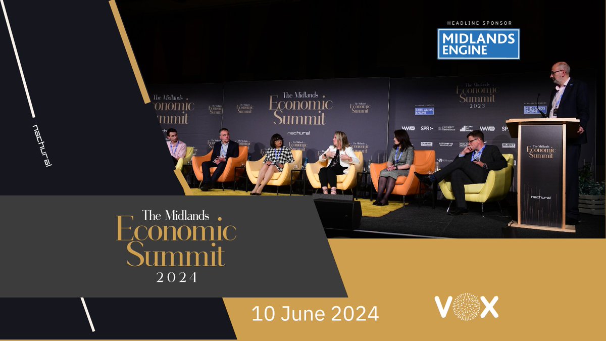 SAVE THE DATE for Monday 10th June at The Vox, Birmingham for #MidsSummit24. We will be hosting the largest economic summit in the region. Topics of discussion will include infrastructure, international trade, innovation, entrepreneurship and skills. Details to follow.