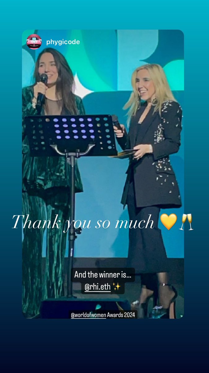 rhi_eth's tweet image. Gm and thank you 🫶

The amount of love and support I have received the last few weeks has meant everything to me. 

Thank you @worldofwomennft for this wonderful award. I cherish this community and look forward to all the ways we will grow, create and build together 💜✨