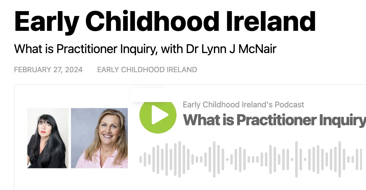 Inspire leadership in your teams - listen to @LynnMcNair speaking with Kathleen Tuite @EarlyChildhdIRL on the power of practitioner inquiry in the early years tinyurl.com/565s887v, then download and share our free tools to support it tinyurl.com/ff-tools