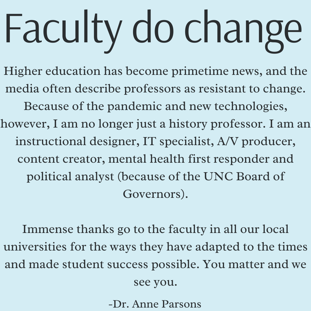 UNCG_AAUP's tweet photo. Thank you to Dr. Parsons for these very kind words, and the reminder that faculty do a lot more than many know. #savetheg https://t.co/Ny34jjTTy9 https://t.co/brZx7GC5pk