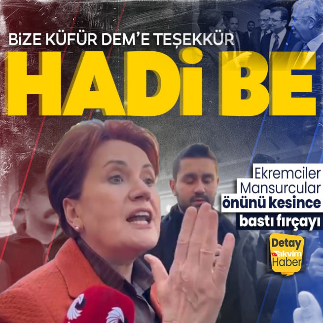 Meral Akşener CHP'li seçmenle tartıştı: DEM'e teşekkür ediyorsunuz bize küfrediyorsunuz hadi be! takvim.im/mxh7m4