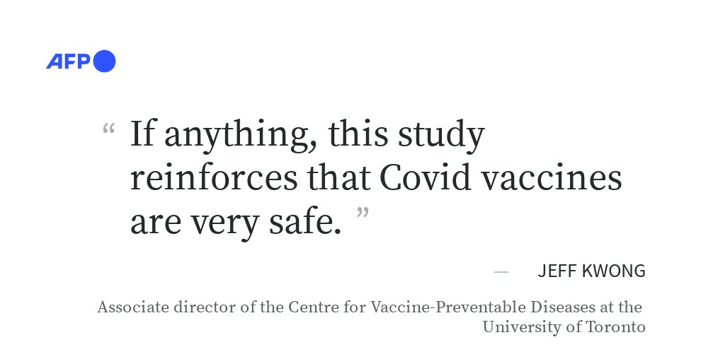 💉 The largest peer-reviewed study of Covid-19 vaccine safety to date did not find the jabs are unsafe, as posts online claim.

Experts say the research confirms adverse reactions are rare and pose far fewer risks than infection u.afp.com/5x2h