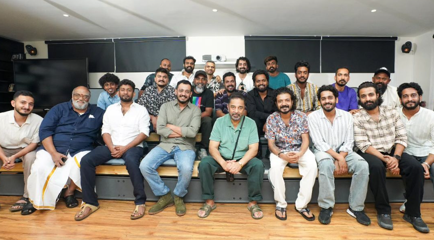 ♥️♥️♥️♥️♥️

#ManjummelBoys Team Met @ikamalhaasan , #SanthanaBharathi 🤩