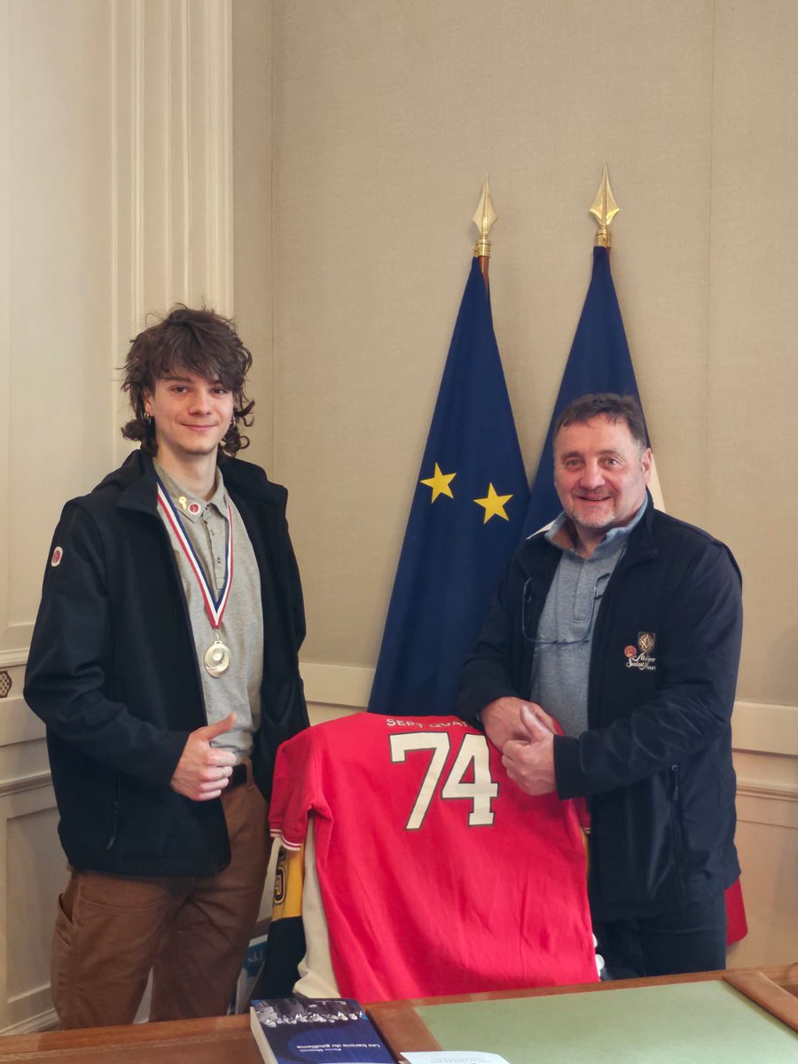 👏🏻Bravo à Alexis Parchet, médaillé d’or au concours « Un des meilleurs apprentis de France »! 🥇 Alexis travaille pour l’adhérent #SavoieMontBlancExcellence Atelier Saint Martin, ferronnerie d’art de Frédéric Andrès, fortement impliqué dans la formation de la nouvelle génération.