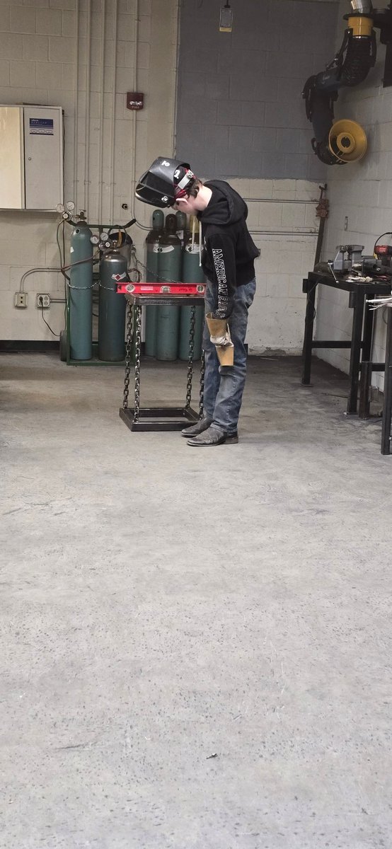 Sculptural Welding project in progress <a href="/Windsor_CSD/">Windsor Schools</a> I couldn't be more proud of Lane!