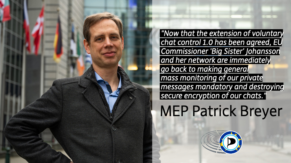 echo_pbreyer's tweet image. 🇬🇧 🚨Alarm: New Belgian Council Presidency wants EU governments to approve #ChatControl #CSAR scheme with only cosmetic changes – interior ministers will debate on Monday. The fight against #chatcontrol and for secure #E2EE #encryption is back on!

patrick-breyer.de/en/chat-contro…