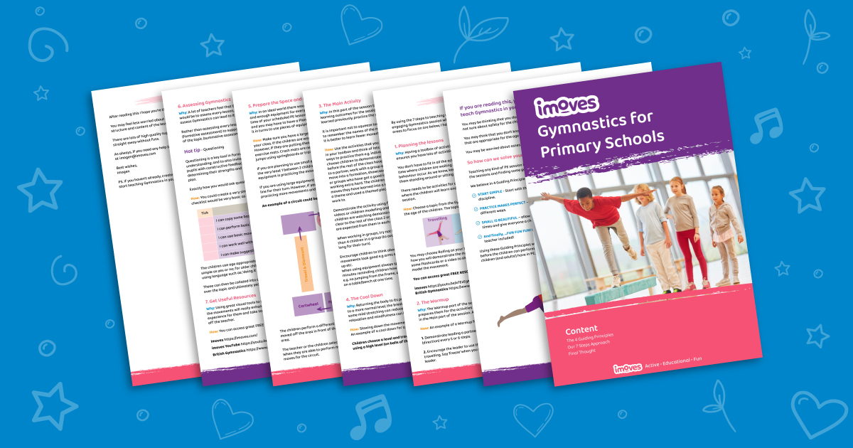 🤸‍♂️ Unlock the secrets to delivering engaging, safe & fun gymnastics lessons with our easy-to-follow guide. Featuring 'The 4 Guiding Principles,' and 'Our 7 Step Approach'. Download now and transform your gymnastics lessons! imoves.com/teachers-guide… #GymnasticsInSchools #PrimaryPE