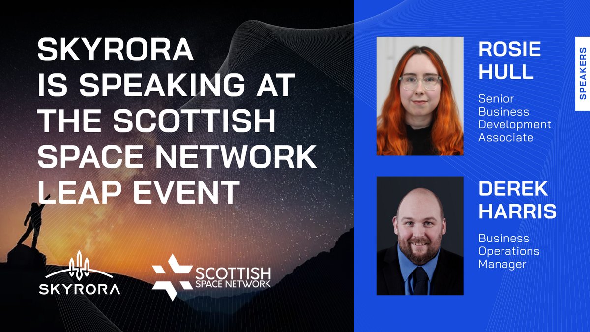#Skyrora is looking forward to being represented on two panels at LEAP! organised by @scotspacenet to celebrate Scotland's giant leap into the space sector 🚀🛰️ Get tickets here and join us on 29th Feb: loom.ly/QRziGU8 #SkyroraXL #ScotlandIsNow #UKSpace #UKLaunch