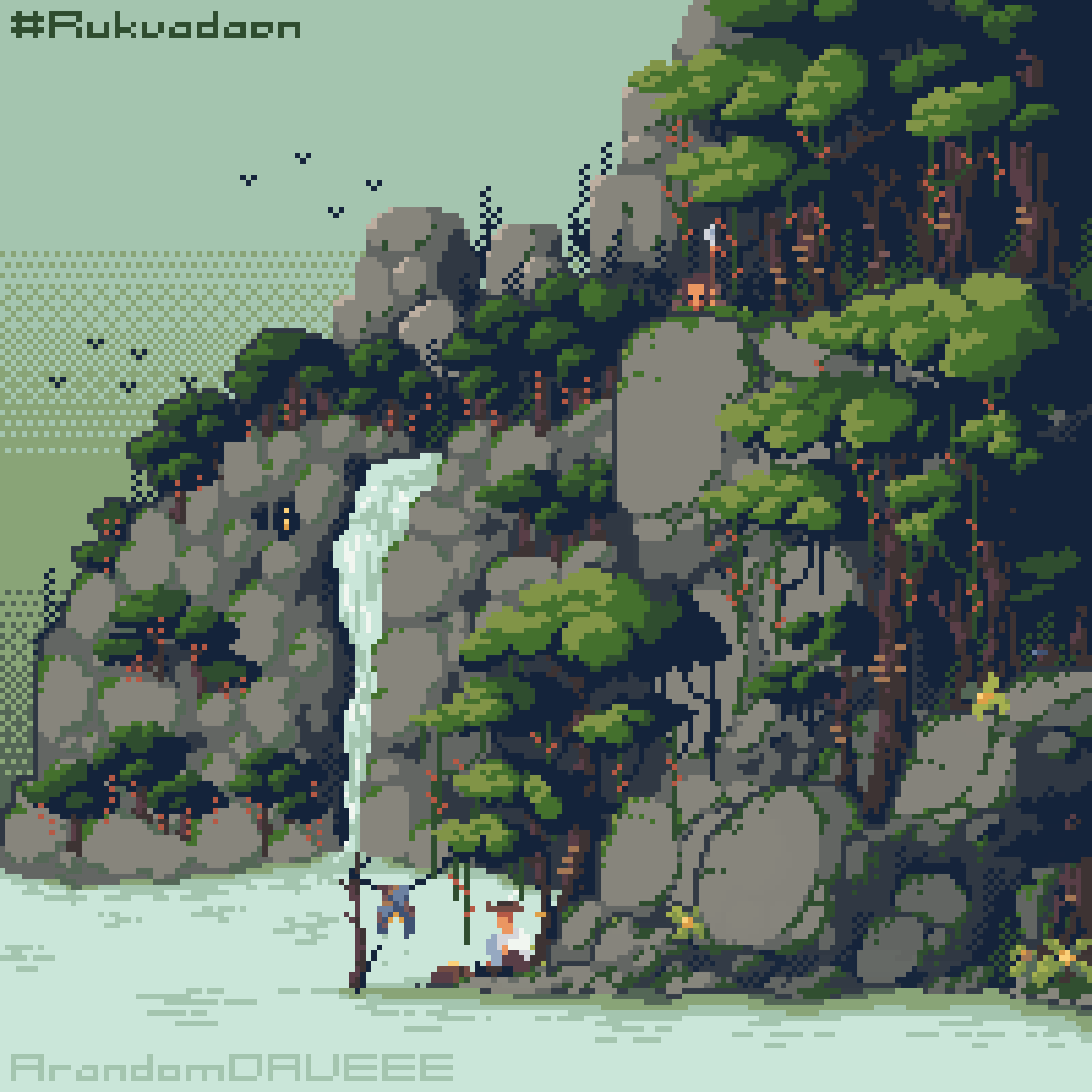 "The Dense Jungles Of Rukvadaen" by: me, I made this a while back for a lovely friend <a href="/volcanojungle/">Volcanojungle</a>
