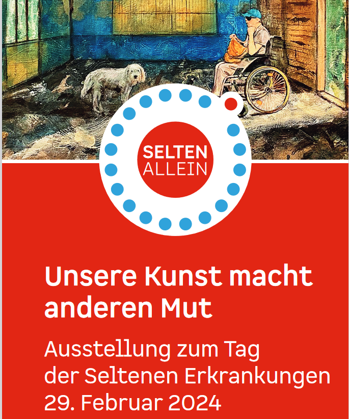 📢Auch dieses Jahr gibt es die Ausstellung ▶️Selten allein◀️zum Tag der #SelteneErkrankungen💙💜💚

Rund um den 29. Feb. sind Selbstporträts👩‍🦰🖌️🎨 von Betroffenen in den Einkaufsbahnhöfen Berlin, Dresden, Freiburg, Lübeck &amp; Mainz zu sehen.
👉seltenallein.de

#RareDisease