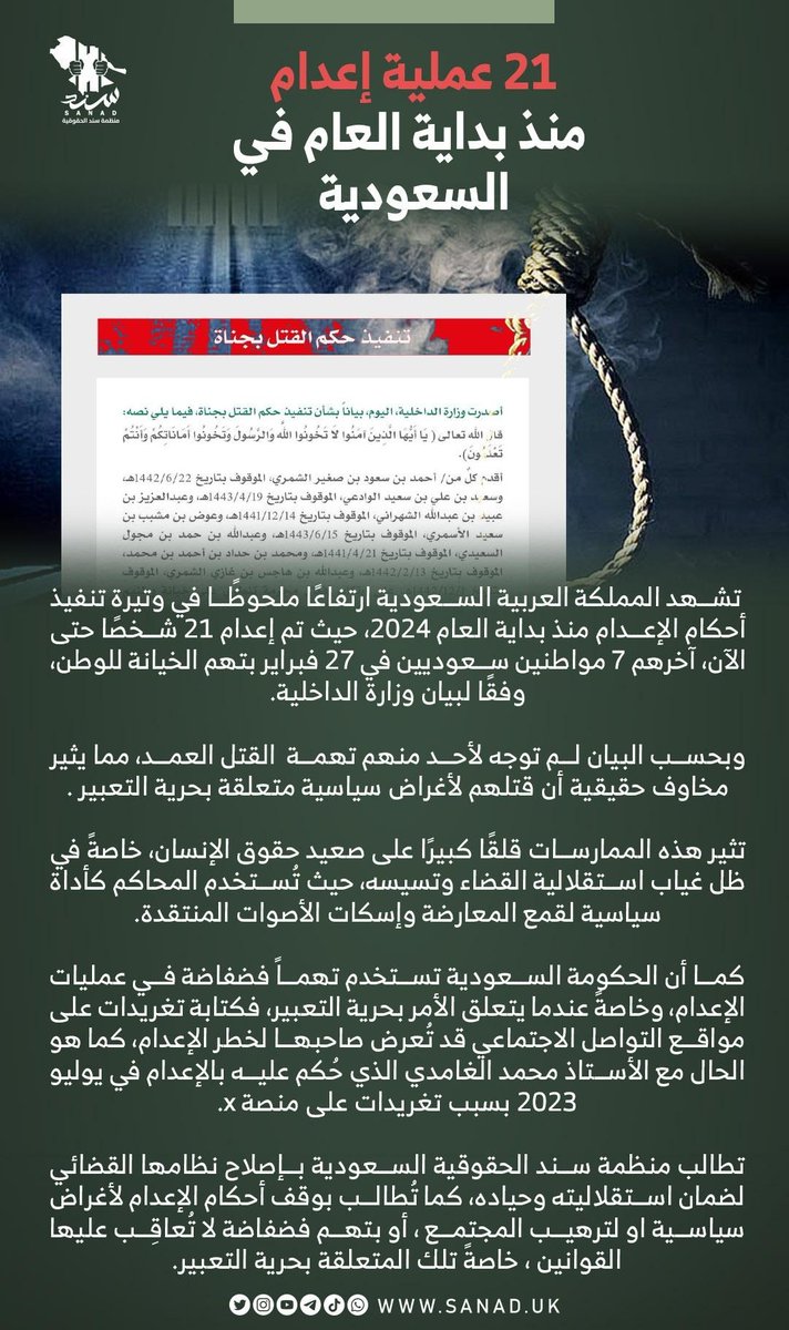 منظمة سند الحقوقية tweet media