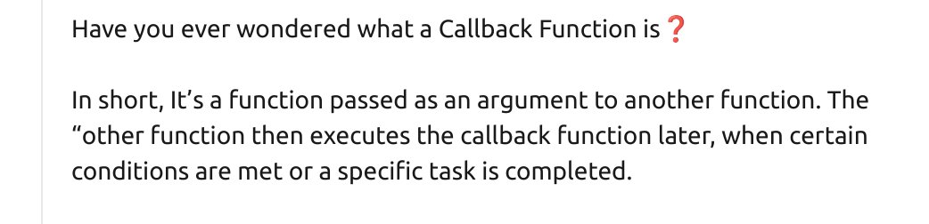 KhadkaNibesh's tweet image. If you want to read more details about it then click the link below: #javascript #javascriptdeveloper #callbackfunction
medium.com/script-portal/…