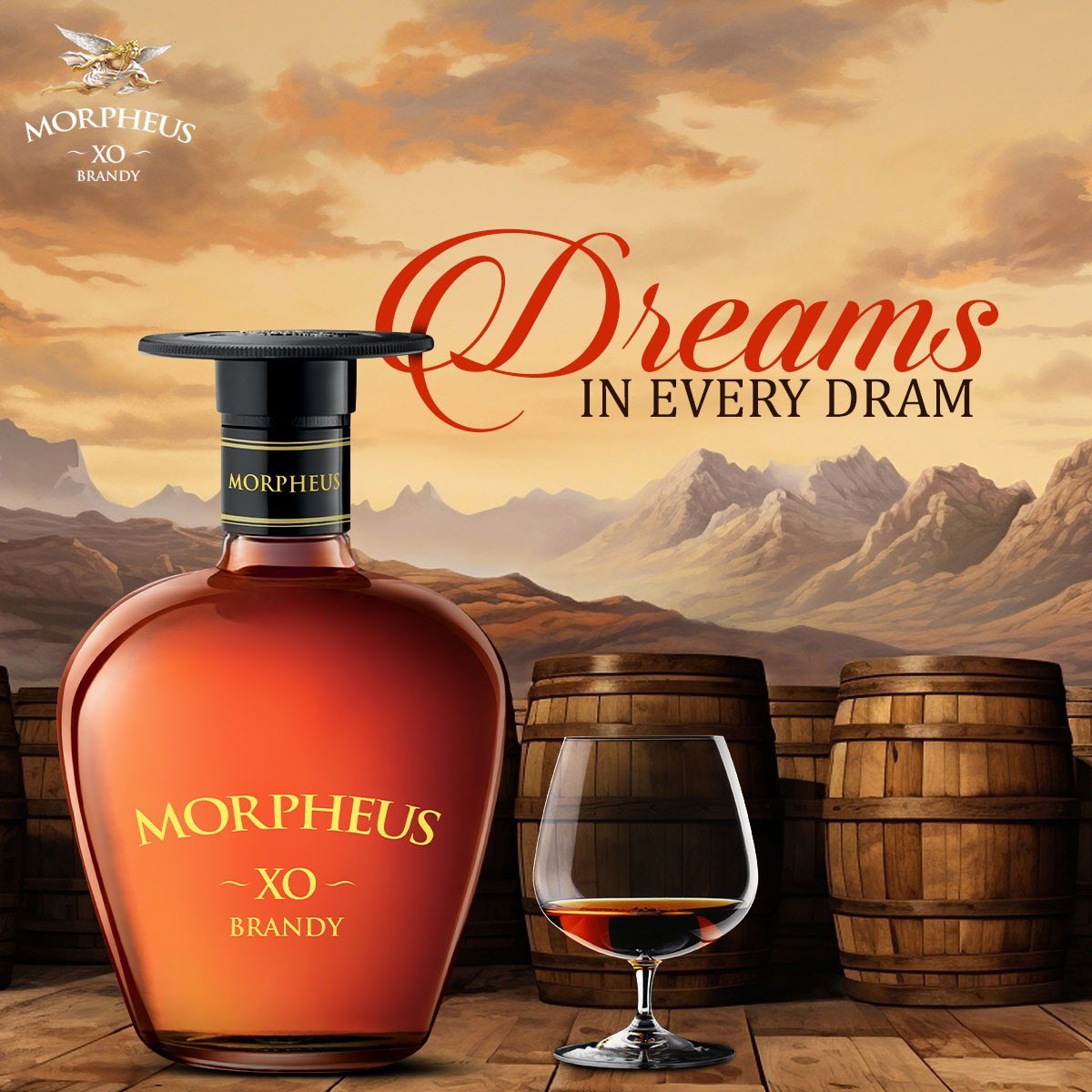 Experience the dreamy spirit of Morpheus XO Premium Brandy in every sip for memorable evenings.

#MorpheusBrandy #MorpheusXOBrandy #Brandy #MorpheusDareToDream #DareToDream #LargestSellingBrandy