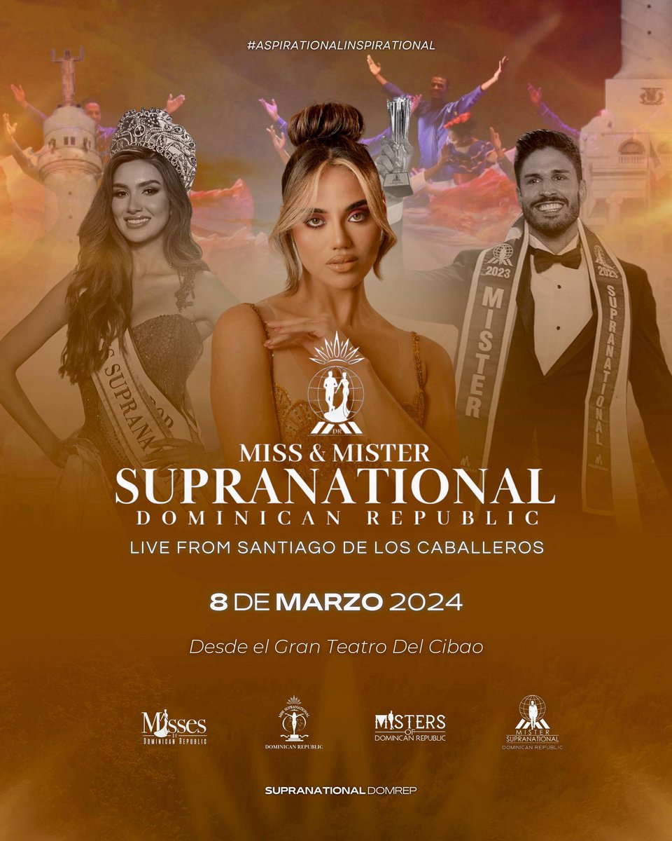 ticketexpressrd's tweet image. Si disfrutas de la pasarela no te pierdas la gala💃🕺🤳 &quot;Miss &amp;amp; Míster Supranational Dominican Republic&quot;. Live from @GranTeatroCibao Jueves 8 de Marzo. ¡Adquiere👉👉 tus boletos en la boletería del teatro! +info&amp;gt; 1-718-675-0771 @missmrsupraoff