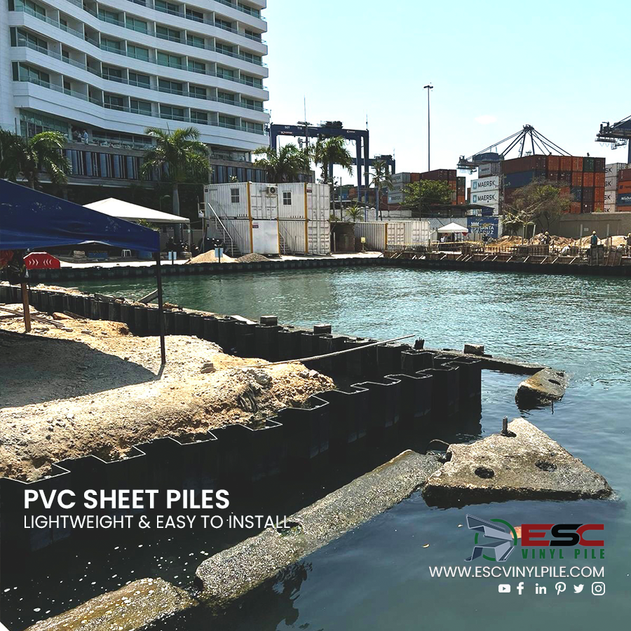 escsteel's tweet image. #seawall #pvcsheetpile #vinylseawall #pvcretainingwall #vinylwall #ESCGroup #vinylsheetpilingforsale #ESCVinylPile

Contact ESC ✉️ info@escvinylpile.com  📞 (980) 689 4389

🌐 escvinylpile.com