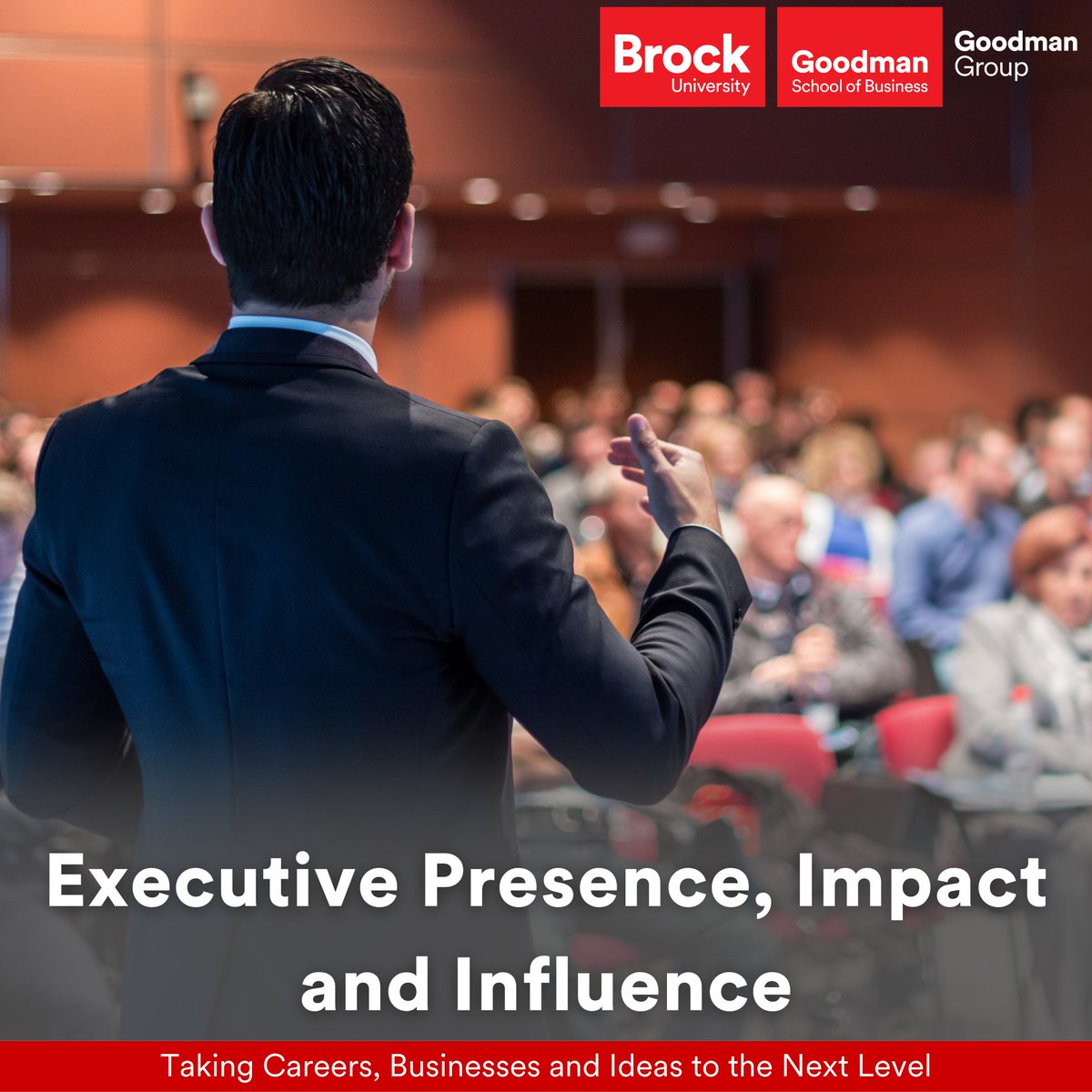 Goodman Group (@gsbgoodmangroup) on Twitter photo Calling all executives!
Introducing our 2-day Executive Presence, Impact, and Influence program!
Join us for an immersive experience led by a team of accomplished instructors, including award-winning professors from <a href="/GoodmanSchool/">Goodman School of Business</a>, and <a href="/neilathornton/">Neil Thornton</a>, an industry expert. Calling all executives!
Introducing our 2-day Executive Presence, Impact, and Influence program!
Join us for an immersive experience led by a team of accomplished instructors, including award-winning professors from <a href="/GoodmanSchool/">Goodman School of Business</a>, and <a href="/neilathornton/">Neil Thornton</a>, an industry expert.