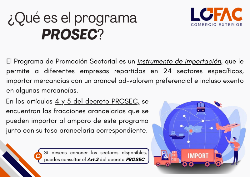 LOFAC_COMEXT's tweet image. #PROSEC #importación #empresas #mercancías #aranceles #fraccionarancelaria #ComercioExterior #Lofac