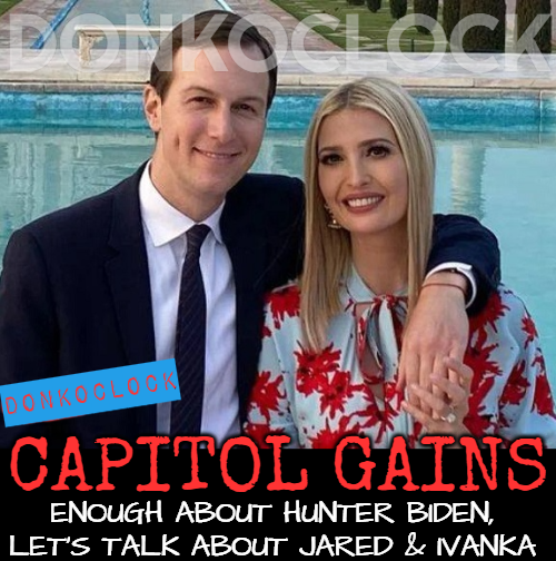 I'm so sick of Hunter Biden. Let's All #VoteBlue so we can hold Jared Kushner & Ivanka Trump responsible for what they did. 

Drop a 🩵 & ReTweet ♻️ if you agree! #TrumpCrimeFamily