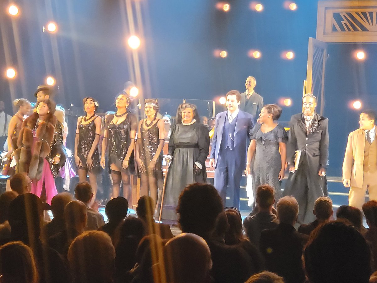 Congratulations to everyone involved in the production of Jelly's Last Jam! 
Stella performances from this cast, especially the legendary Leslie Uggams, Billy Porter and the Fabulous Hunnies, Allison Williams Foster, Stephanie Pope and Mamie Duncan-Gibbs 🔥😍❤️
