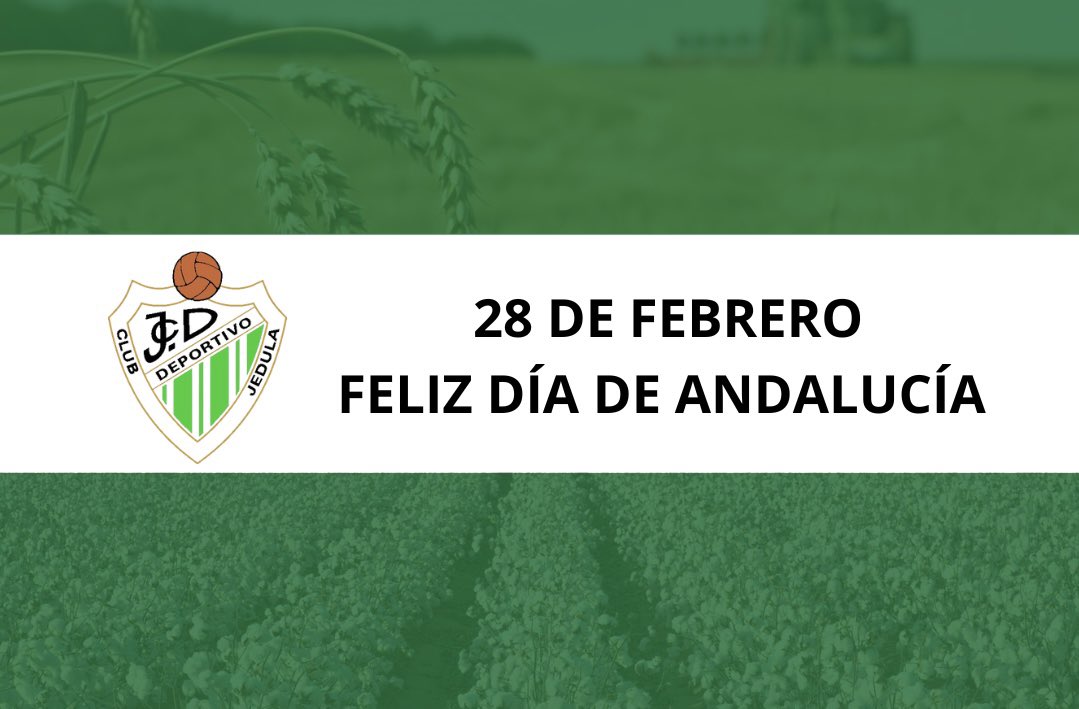 CDJedula_1967's tweet photo. FELIZ DÍA DE ANDALUCÍA 🤍💚 https://t.co/2EEkzrhmeb