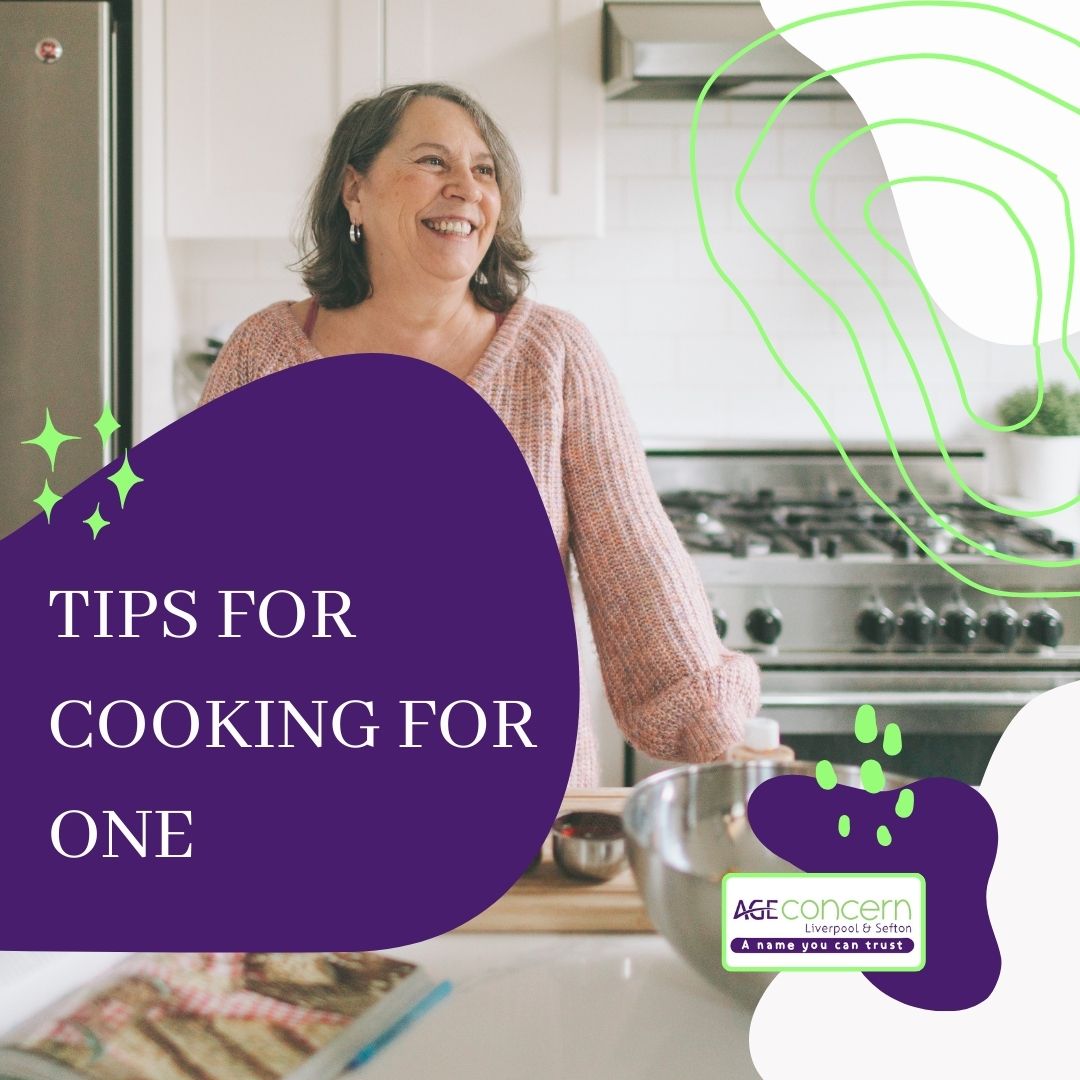 AC_Lpool_Sefton's tweet image. With food waste week coming up, we are sharing some tips for cooking for one. Our clients shared with us the challenges of cooking for one and we wanted to help. If you have any more tips, please share them with us. 😁 #foodwasteweek #cookingforone #olderadultsupport
