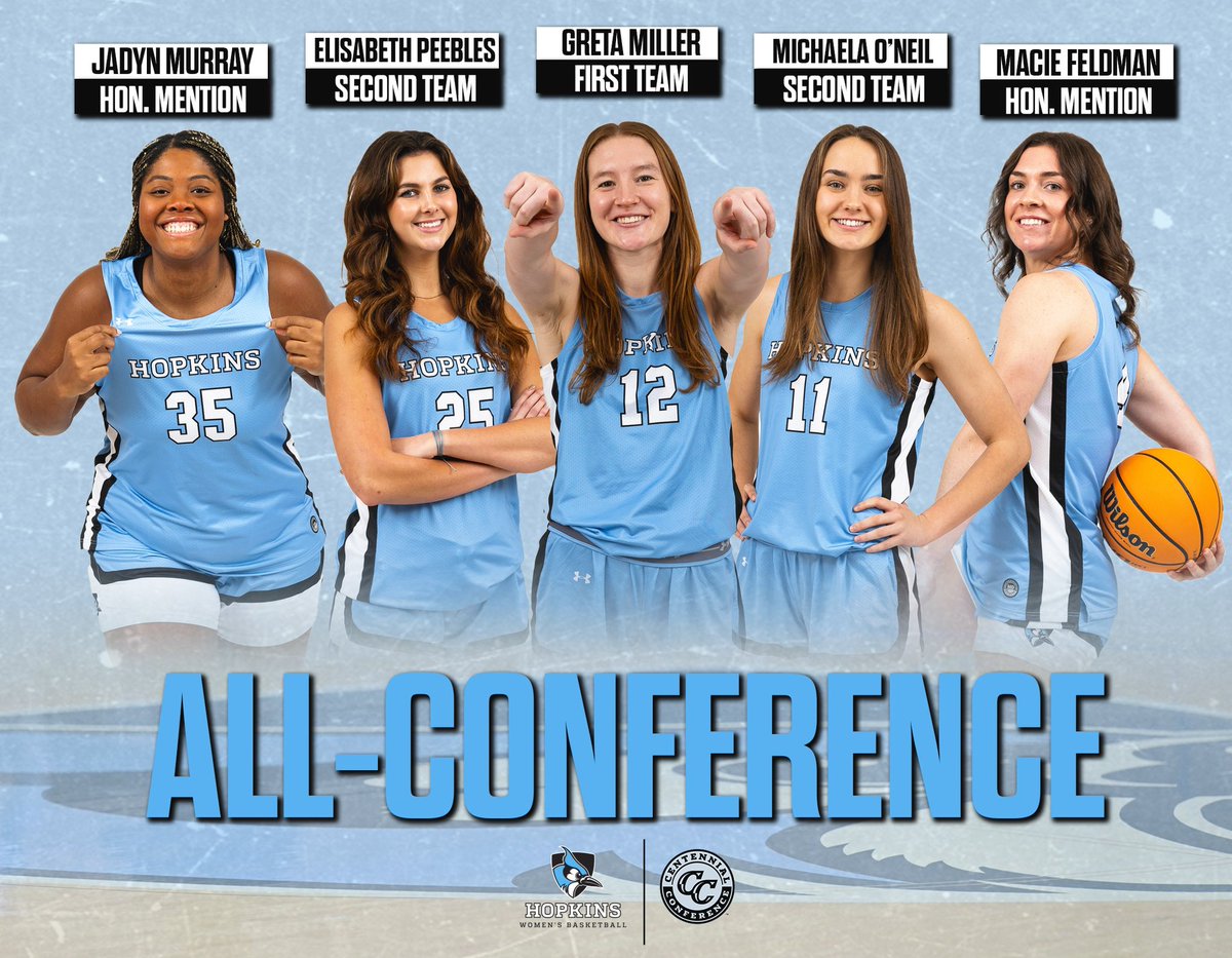 Congrats Ladies! 🤩

First time in program history we've had five players recognized! 🏀🔥