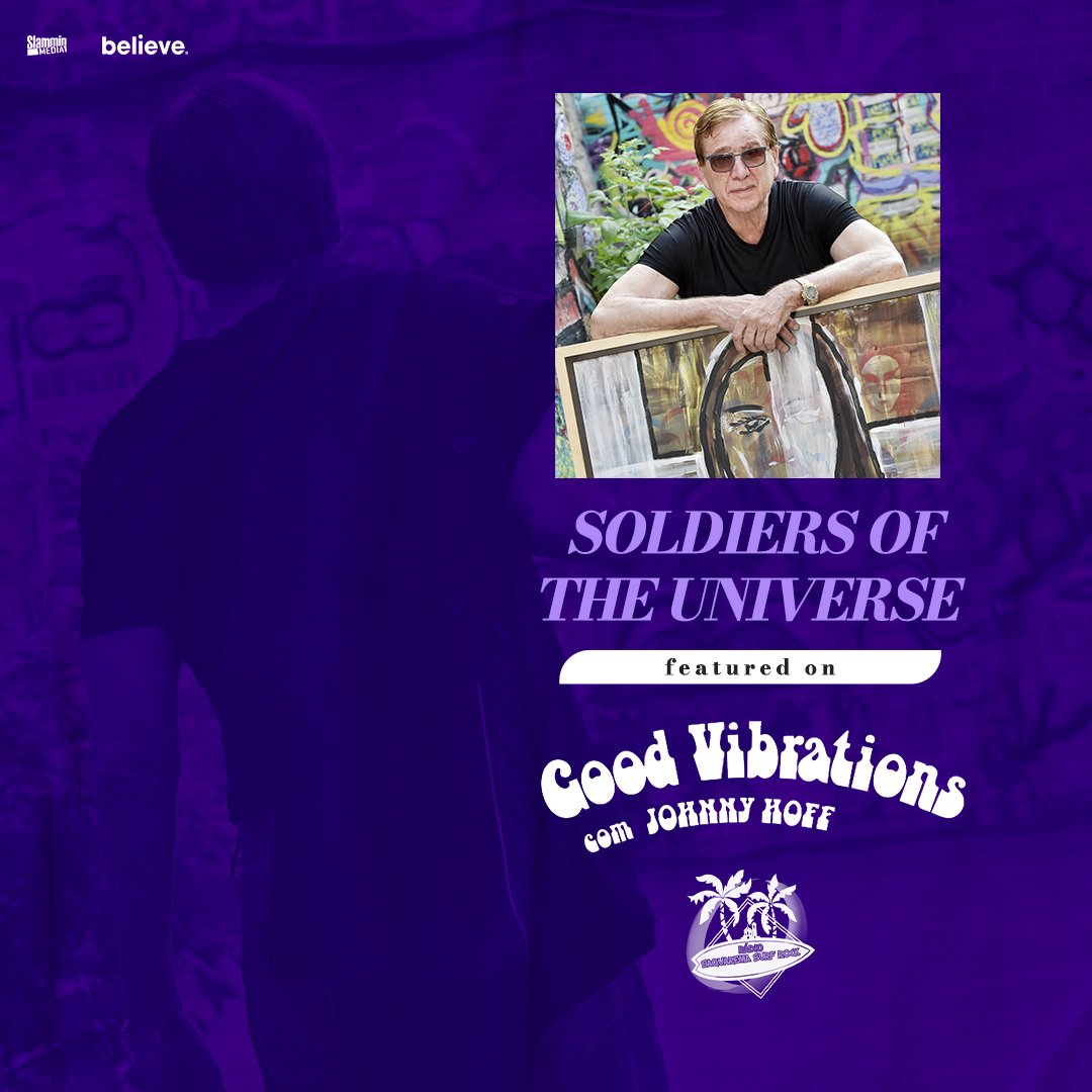 ddeaconmusic's tweet photo. My single "Soldiers of the Universe" will be featured on the  #GoodVibrations broadcast radio show presented by #JohnnyHoff this Wednesday at 9:00 pm (-3GMT Brazilian Time). 

Catch it live on Saquarema Surf Rock Radio from Rio De Janeiro, #Brazil. 🇧🇷🎶➡ https://t.co/4cagp586BK https://t.co/3HTl4LcP6F