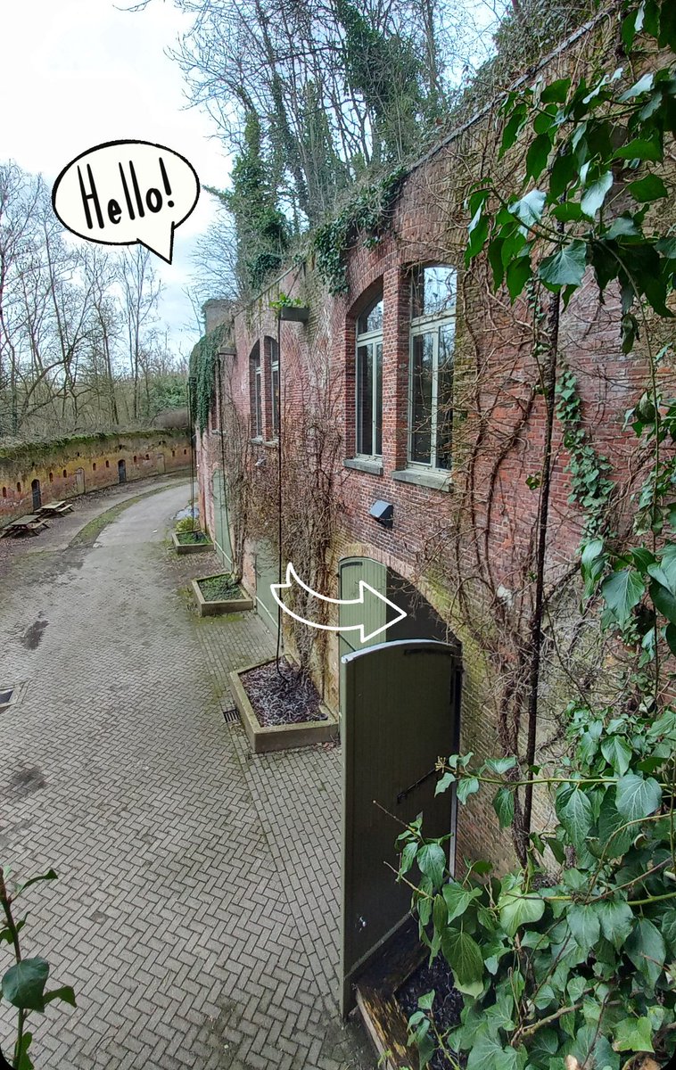 Waar je me kan vinden? <a href="/het_Bolwerk/">BLWRK.coworking</a> in het oude binnenfort van fort 5 in Edegem #coworking