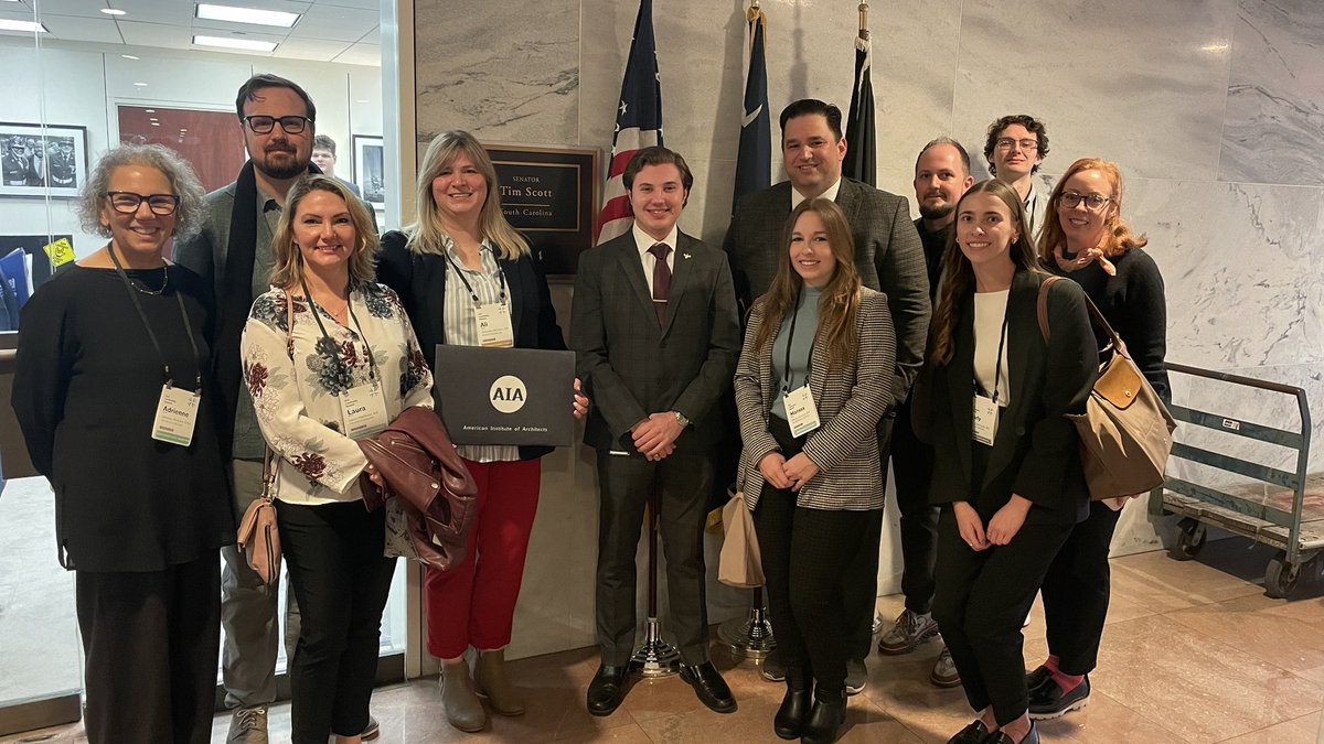 ⁦Great meeting with ⁦<a href="/SenatorTimScott/">Tim Scott</a>⁩ legislative correspondent Isaac Wilson. #AIALS24 ⁦<a href="/AIANational/">AIA</a>⁩ ⁦<a href="/AIA_Advocacy/">AIA Advocacy</a>⁩