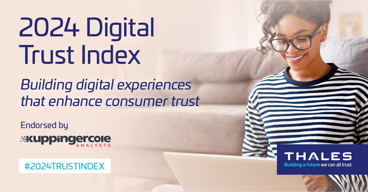 Our 2024 Thales Digital #TrustIndex is your key to unlocking the secrets of consumer trust in #digital services. ✨ Don't miss out on the opportunity to grasp the nuances of #DigitalTrust in 2024. Download it here: cpl.thalesgroup.com/digital-trust-…