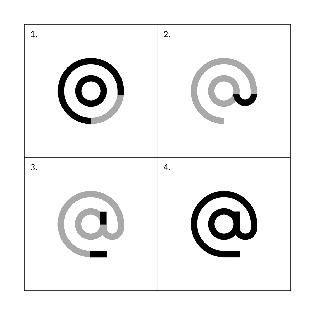 Building an '@' icon 📩