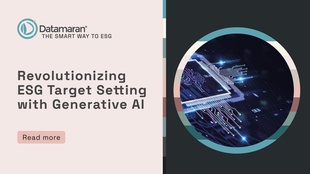 Generative #AI is revolutionizing the way we work and setting goals to mitigate the impacts and risks of material #ESG issues is the latest area to benefit from advancements in this technology. Learn about our recently launched #Targets feature blog.datamaran.com/revolutionizin….