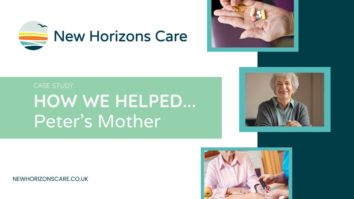 Peter reached out to us to help with his Mother; she's a diabetic and can forget to take her insulin.

One of our qualified and professional carers now helps Peter's Mother with her medication; by visiting her to ensure she is taking the correct amount of insulin.
