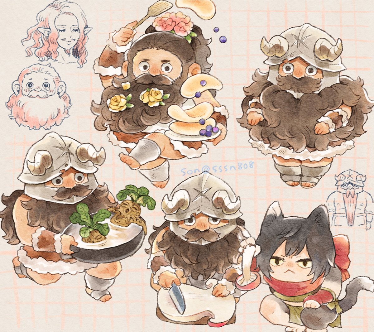 ジョン飯 センシ詰め withイヅツミ #dungeonmeshi #ダンジョン飯