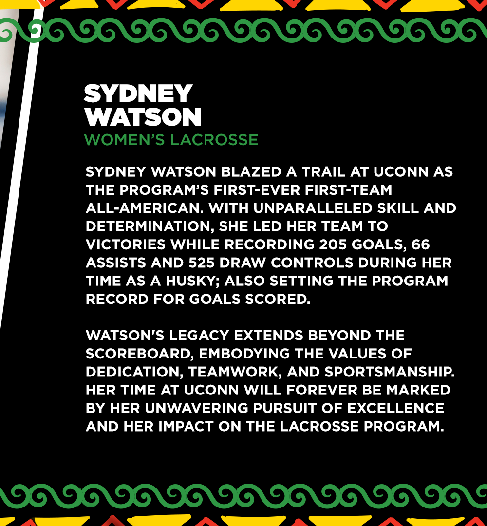 The first <a href="/UConnWLAX/">UConn Lacrosse</a> player to be named First-Team All-American: Sydney Watson 💪

#BlackHistoryMonth