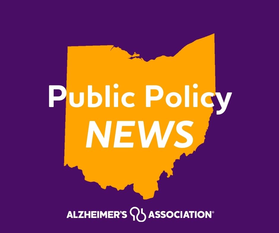 House Bill 397 gets Ohio one step closer to a public awareness campaign focused on cognitive impairment and the warning signs of Alzheimer's/dementia. Thanks Reps. James Hoops and @voterachelbaker for their sponsorship. Support the bill at     p2a.co/zASGuE9! #ENDALZ