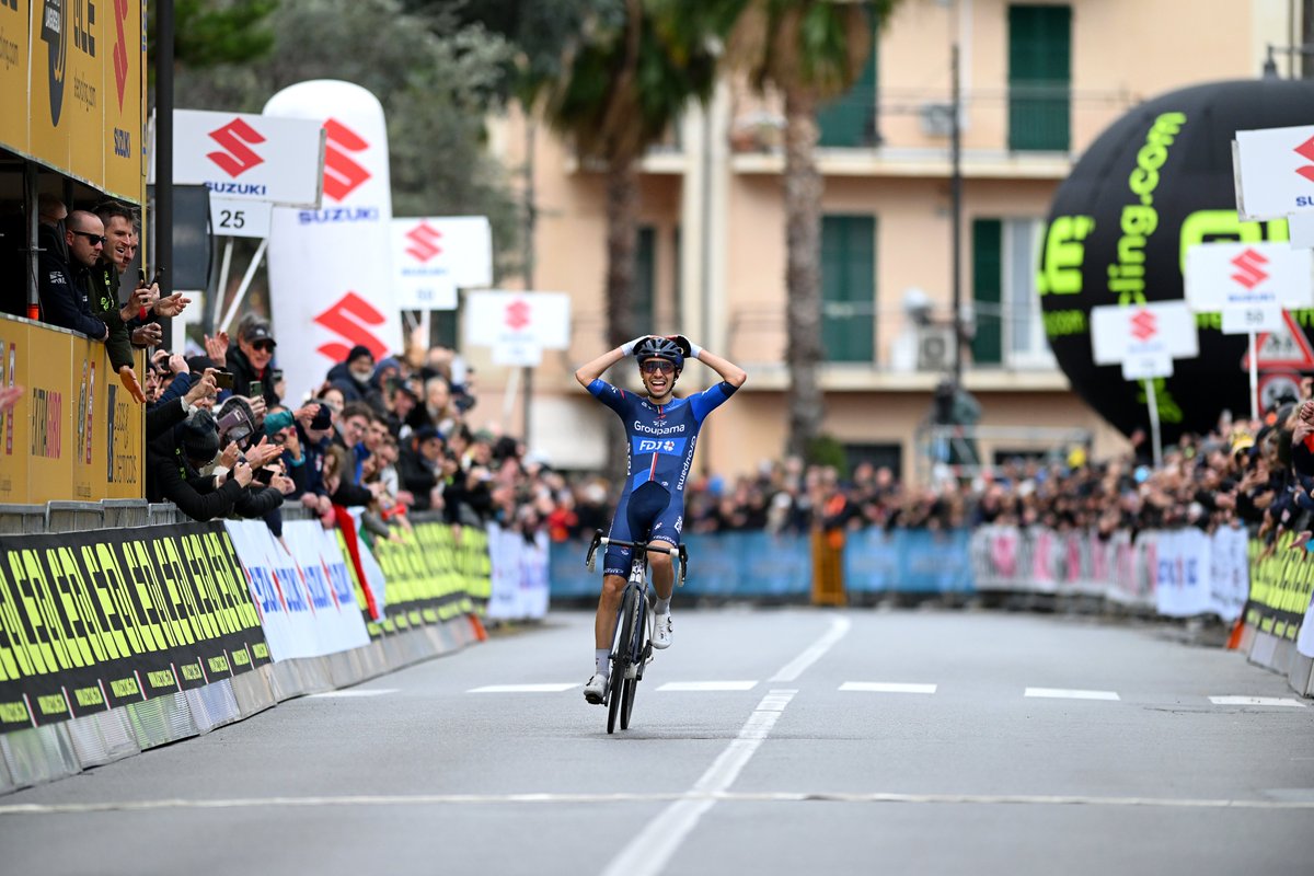 ⿡1⃣ Geelong
⿢2⃣ Marseille
⿣3⃣ Mt Faron
⿤4⃣ Laigueglia

4 wins, 100% made in La Conti