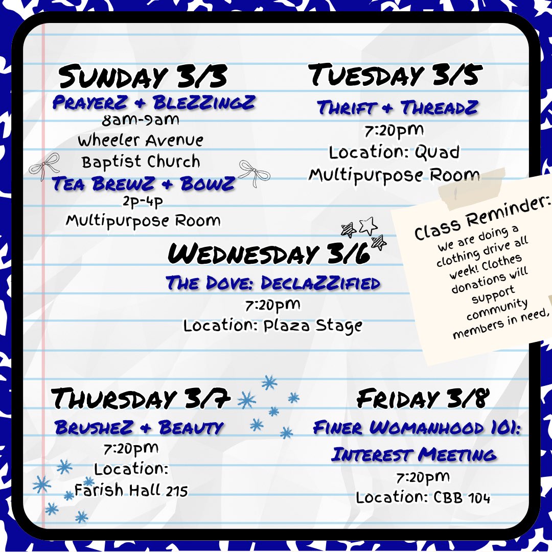 🔔CLASS IS NOW IN SESSION 🔔

Welcome to Zeta’s DeclaZZified College Survival Guide! 

See you all there!