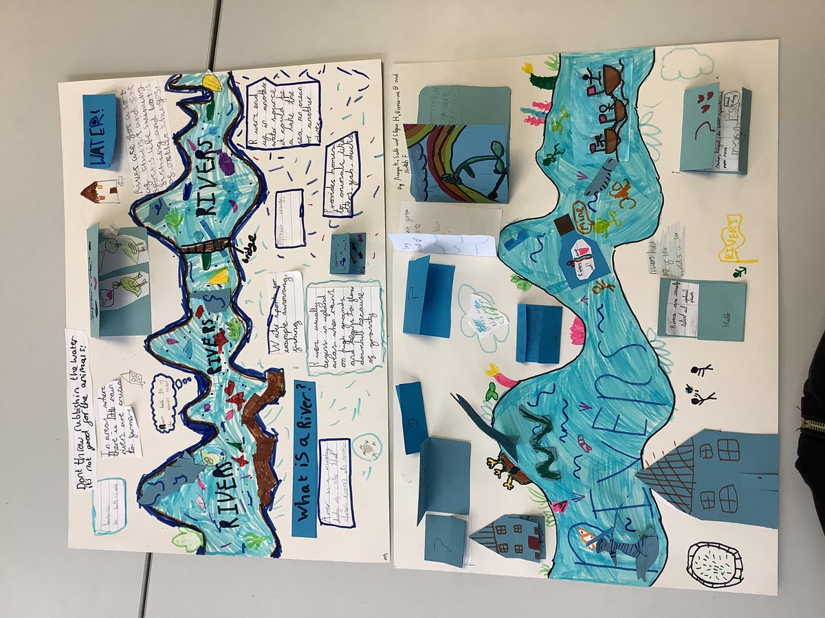 ReinwoodJuniors's tweet photo. #RJS4H have learnt about the importance of rivers in #RJSGeography 💦 🌊 we have created informative and eye catching posters in groups to display what we have learnt. https://t.co/Bg7tXOQGII