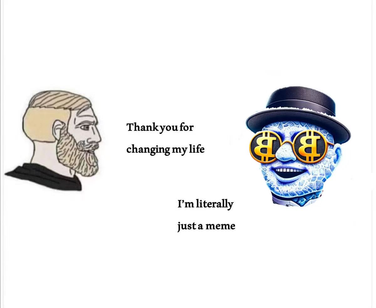 OTZI67506's tweet photo. I'm literally just a meme #otzi ⛄️
#Bitcoin #NFT #BRC20 #ORDI https://t.co/LfOmQLQCi9