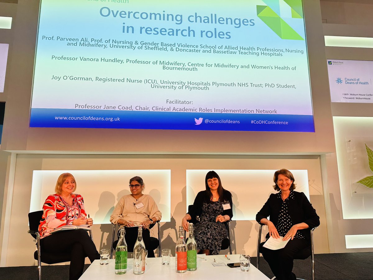 Exciting to hear Panel discussion@overcoming Challenges in Research Roles #CoDGConference @parveenazamali @ClairMerriman9 @annemarieraffer
