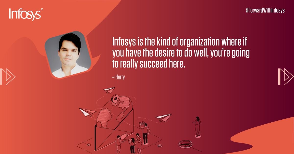 sbshukla's tweet image. Infosys allows Harry Keir Hughes to constantly do better and succeed in his career! Add more meaning to your career when you work with Infosys. infy.com/40rxz1d #ThisIsInfosys #FurtherTogether