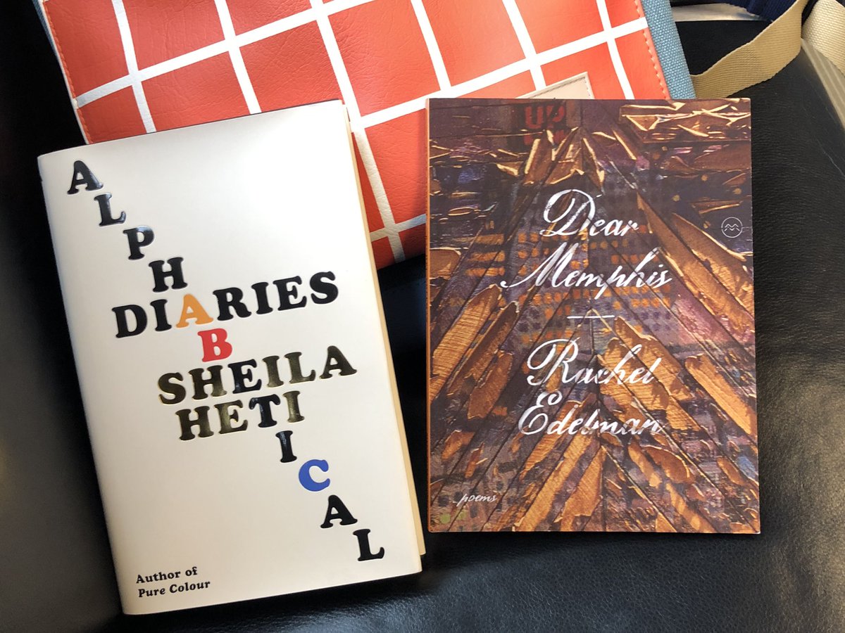 Eduardo C. Corral (he/him/his) (@eduardoccorral) on Twitter photo At the airport. Heading to read for the <a href="/GTReadingSeries/">Good Thunder Reading</a>. Taking two books. Alphabetical Diaries by Sheila Heti (bought at <a href="/SoandSoBooks/">so&sobooks</a>) and Dear Memphis by @rachelsedelman, which I bought at the <a href="/RiverRiverBooks/">River River Books 🌊🌊</a> table at AWP. At the airport. Heading to read for the <a href="/GTReadingSeries/">Good Thunder Reading</a>. Taking two books. Alphabetical Diaries by Sheila Heti (bought at <a href="/SoandSoBooks/">so&sobooks</a>) and Dear Memphis by @rachelsedelman, which I bought at the <a href="/RiverRiverBooks/">River River Books 🌊🌊</a> table at AWP.