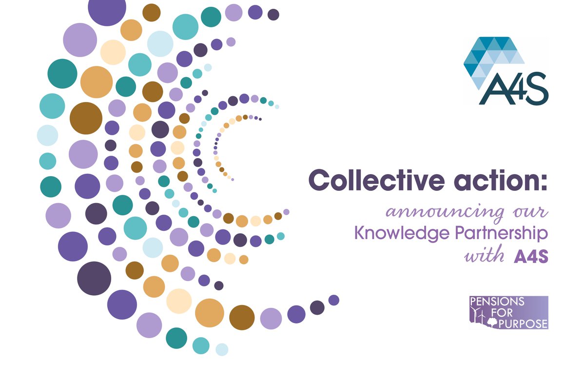 🌟We're delighted to become a @Pension4Purpose Community Knowledge Partner, and to continue supporting the great work of #PensionsforPurpose and combine our efforts to deliver expert knowledge and support to the UK pension industry!

👉Find out more here: ow.ly/A9Vq50QHJ7P
