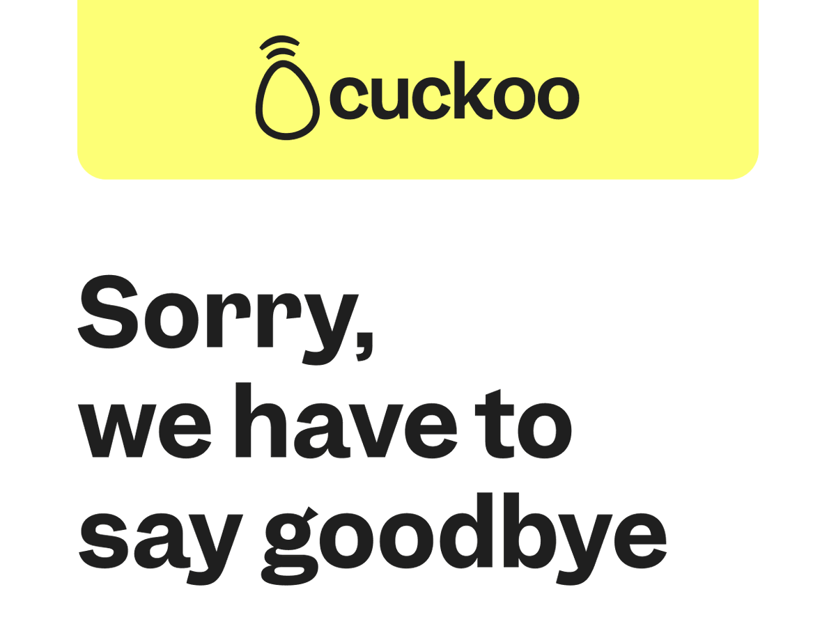 Well this is a shame <a href="/CuckooInternet/">Cuckoo</a> 😢

I'm assuming they're ditching <a href="/WeAreOpenreach/">Openreach</a> to be able to offer new synchronous fibre (and I don't blame them tbh)

Credit where credit is due, one of the best broadband providers we've ever had 🙌🏻

Will hopefully be back again....